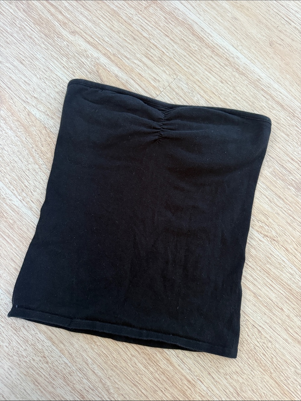 aerie Black Strapless Tube Skirt